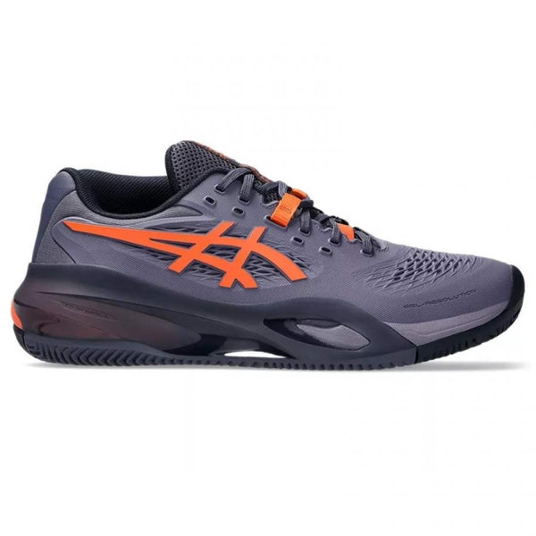 Chaussures Asics Gel Résolution X Gris/Orange Homme